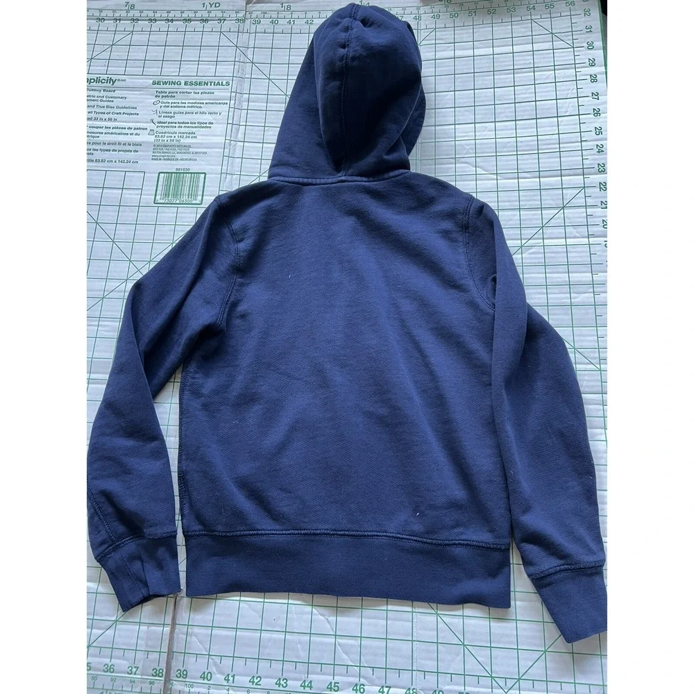 Polo Ralph Lauren Kids Zippy Hoodie Sz 8/10 Navy W Pink‎ Logo School Sports